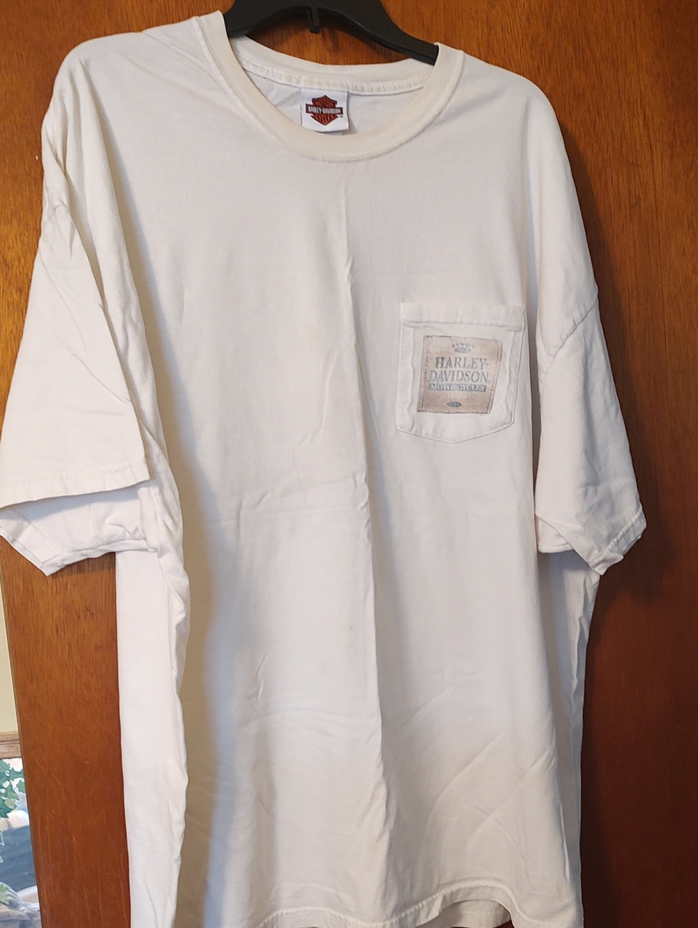 Harley-Davidson White Short Sleeve Pocket Tee